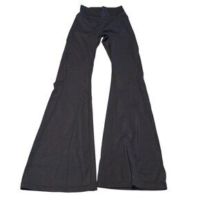 Adanola Flared Graphite Grey Yoga Pants Women's Small Regular